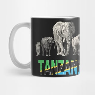 Africa's Big Five Tanzania Pride Wildlife Mug